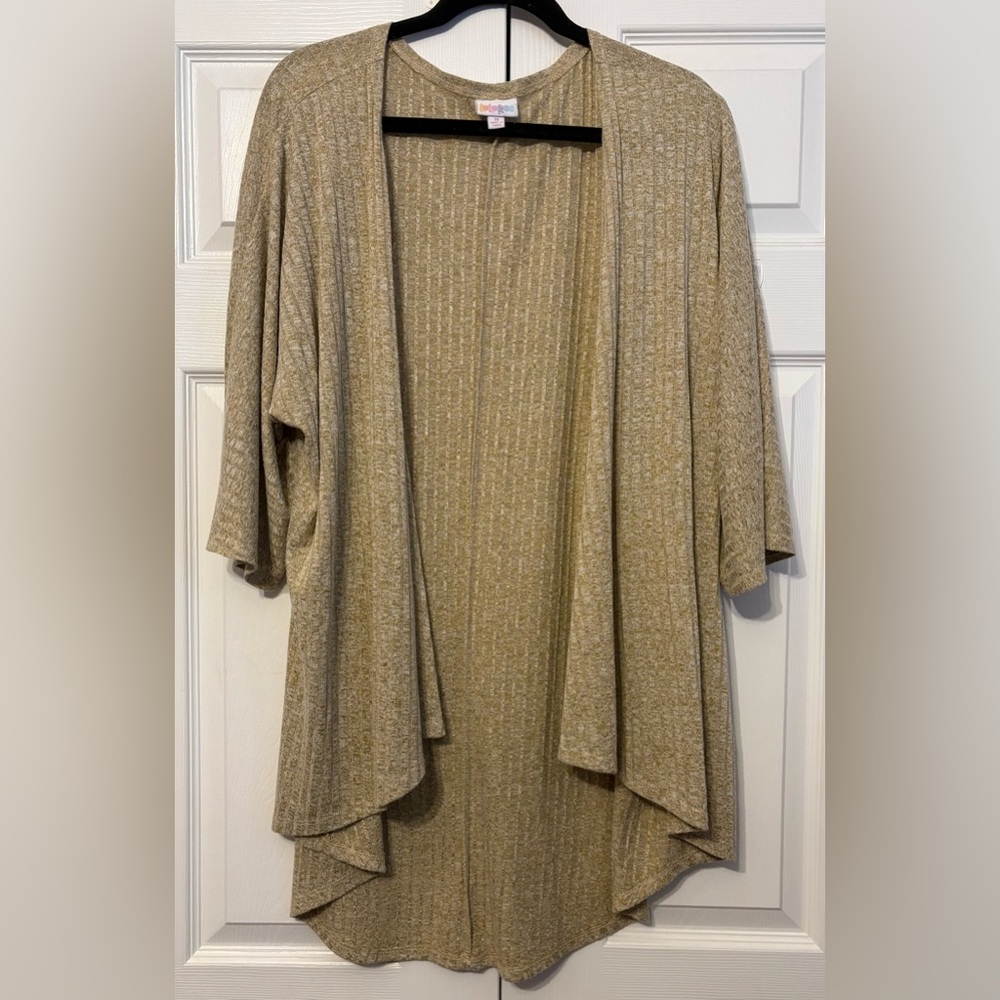 LuLaRoe Tan Kimono Soft Relaxed Fit